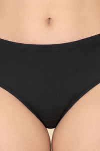 Zivame Full Coverage Medium Rise Hipster Panty (Pack of 3) - Anthracite — thumbnail 5